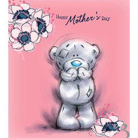 Happy Mothers Day Pink Sketchbook Me to You Bear Card £1.80